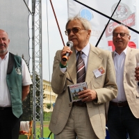 Von links: Petr Shýbal, Miloň Čepelka, Gerhard Sulyok (tuba musikverlag), Václav Cordier (EWOTON)