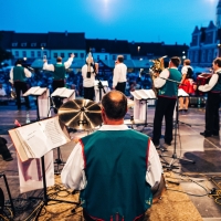 Wunderbare Stimmung in Soběslav auf dem Marktplatz am Samstag Abend