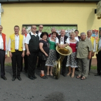 Borkovice 20.07.2019 / VESELKA se zástupci obce, místostarostkou Hanou Píchovou a starostou Jiřím Jechem